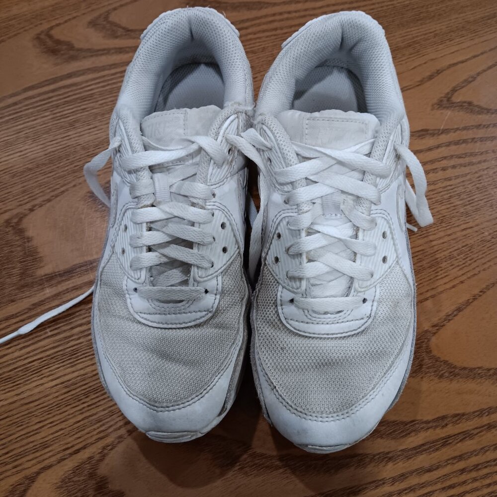 Nike Air Max 90 White Size 7.5 - Picture 4 of 5